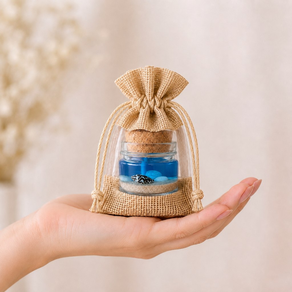 KIt Velas p/ Lembrancinhas c/ Saquinho Exclusivo p/ Casamento Brindes Batizados Decoração Perfeita