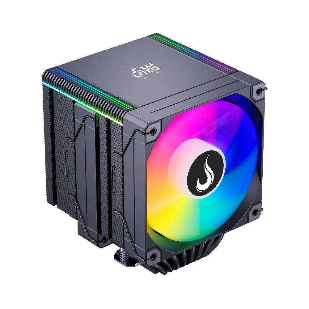Cooler para Processador Rise Mode Temp 8 Black ARGB AMD Intel 120mm Preto RM-ACT8-ARGB-B