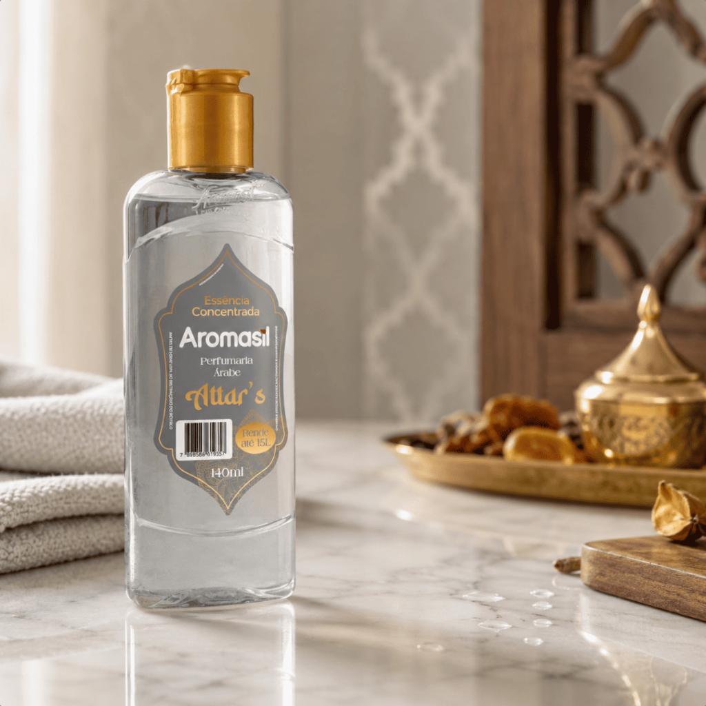 Essência Aromasil Attar's 140ml Perfumaria Árabe Concentrada para Aromatizar Ambientes