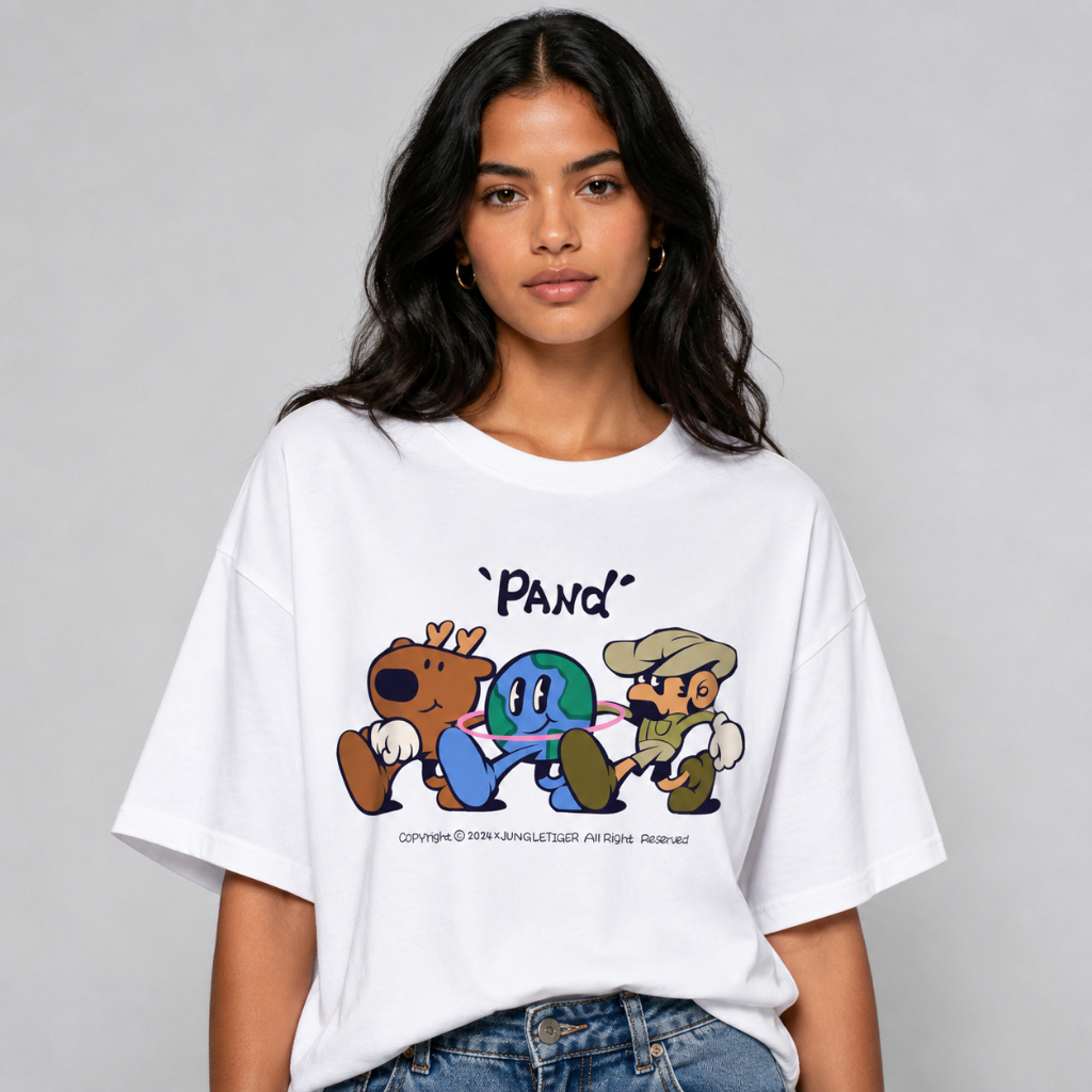Camiseta 100% Algodão Unissex Estampa Personagens Desenho Retrô Casual