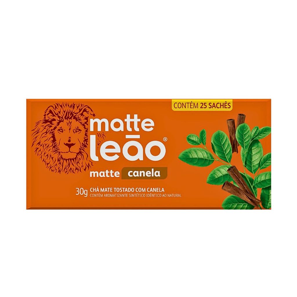 Kit 2un Chá Matte Canela Leão 25 Sachês — imagem 2 de 2