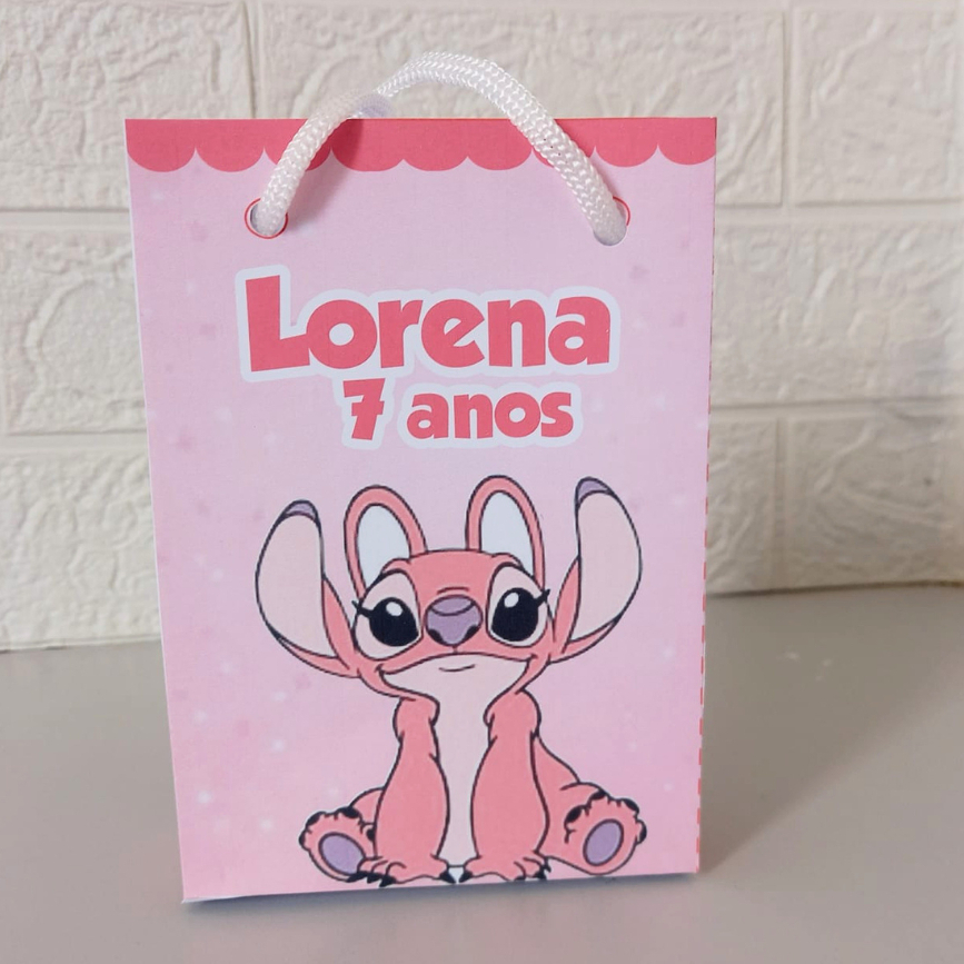 Sacolinha Angel  Personalizada| Lembrancinhas|Aniversário|mesversário|supresa/sticheangel