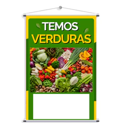 BANNER VERDURAS HORTIFRUTI (BAN 129)