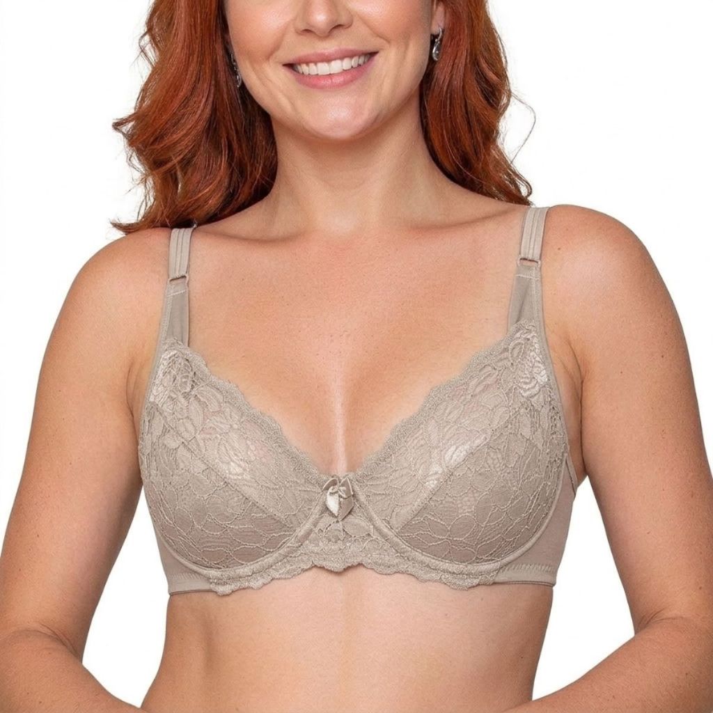 Sutiã Dilady Rendado Com Aro Meio Bojo Alta Sustentação Feminino · foto 2