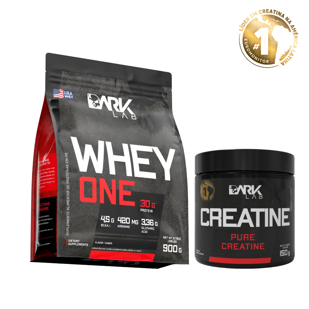Kit Whey Protein One 900g + Creatina Monohidratada 150g