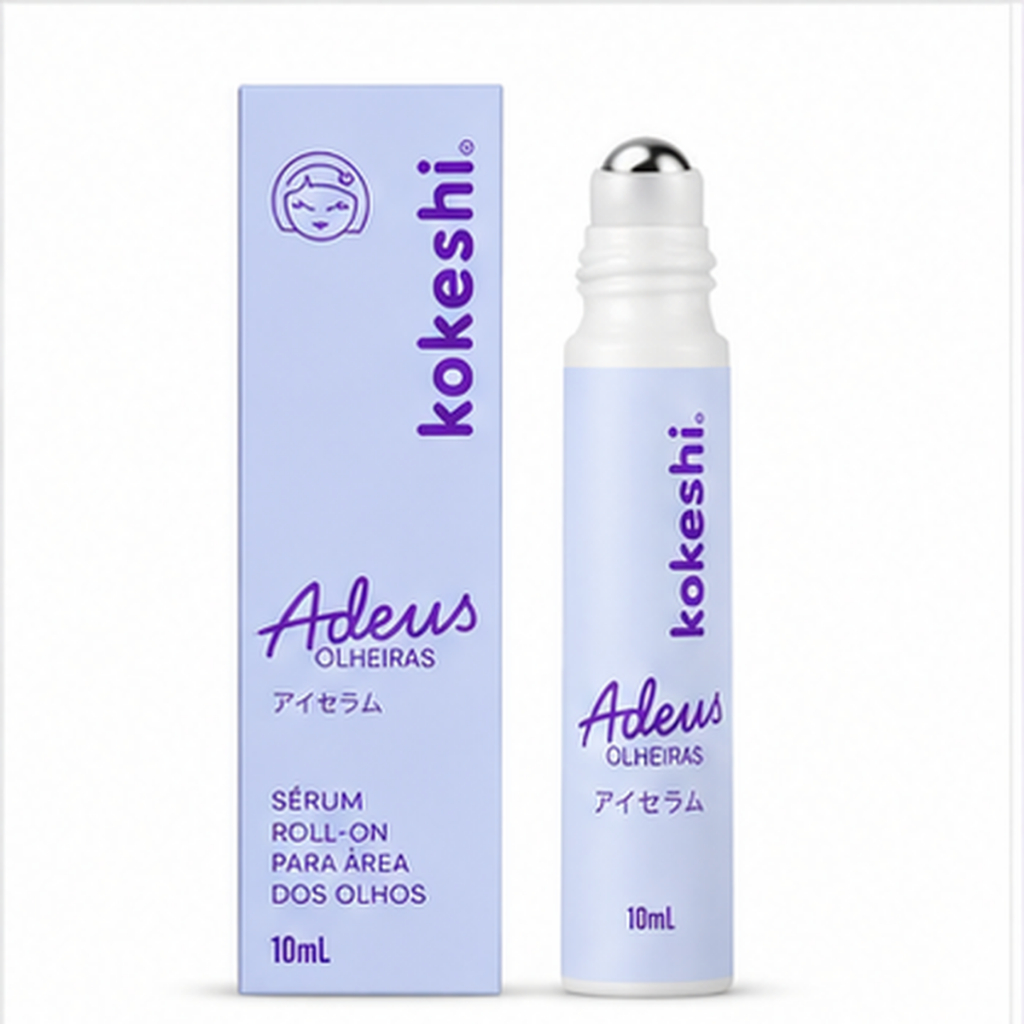 Sérum Roll-On Área dos Olhos Adeus Olheiras 10ml Kokeshi