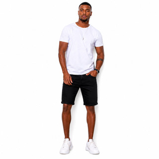 Bermuda Jeans Masculina com Elastano – Conforto, Estilo e Versatilidade
