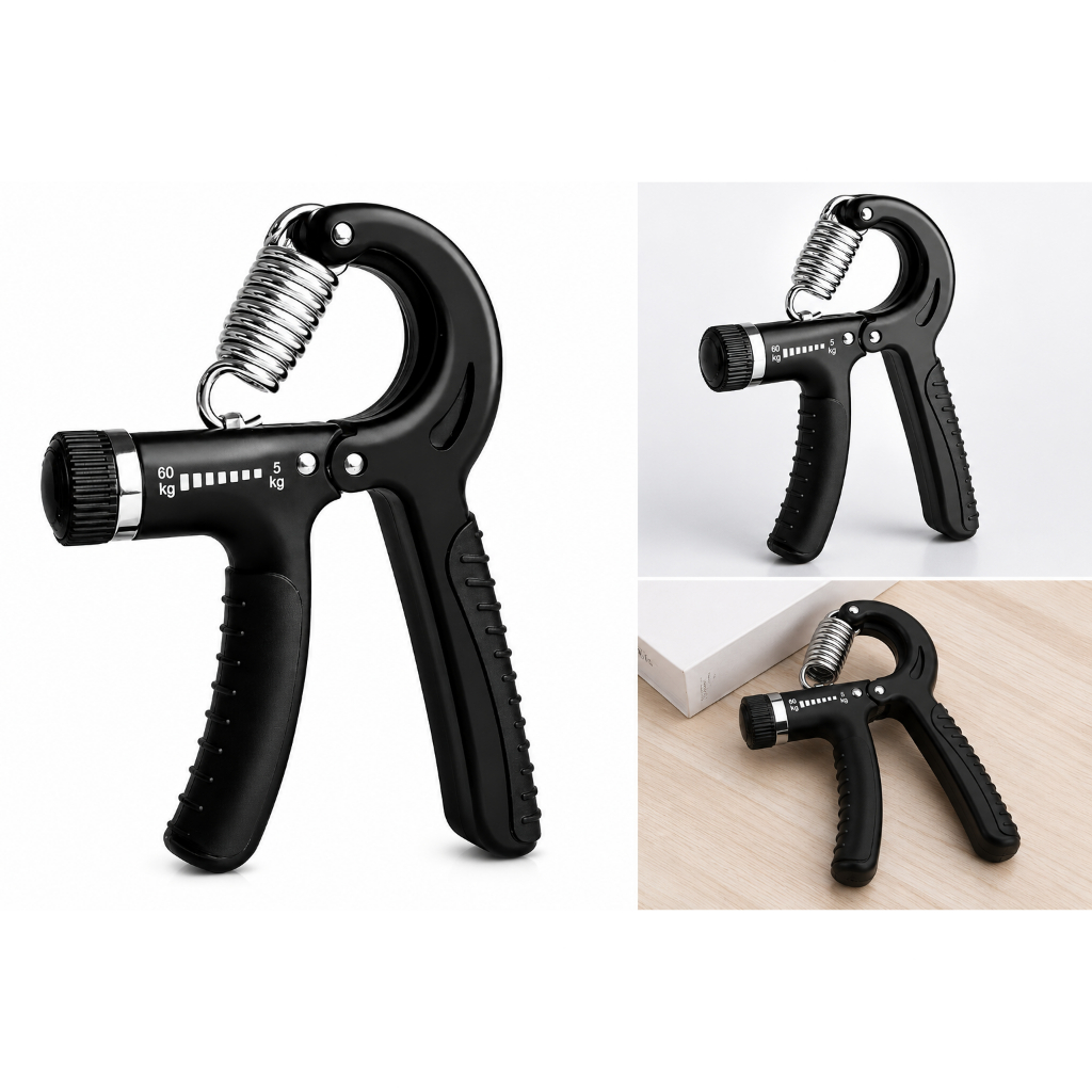 Hand Grip Flexor De Punho Exercício Para Mãos Ajustável Mola Treinar Antebraço 60kg