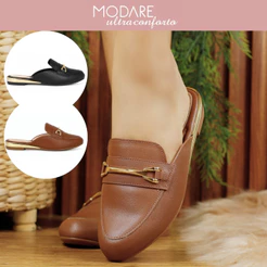 Mule Modare Feminino Salto Baixo Tamanco Fivela 7505.335