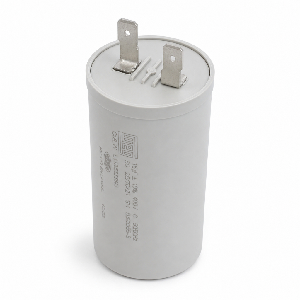 Capacitor 15uf 400v Para motor Lavadora 220v Weg Original