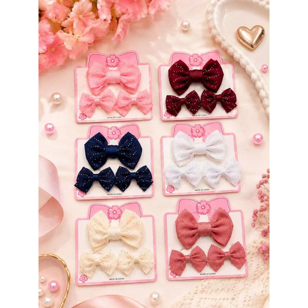 Kit Laços de Cabelo Infantil com Strass – 3 Peças Laço Grande + 2 Pequenos 🎀✨ 5 - 3