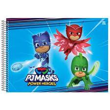 CADERNO CARTOGRAFIA ESPIRAL 60F PJ MASKS 10515 - UNITÁRIO E SORTIDO · foto 2