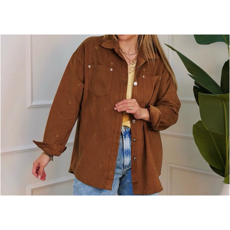 Camisa social feminina oversized — imagem 2 de 2