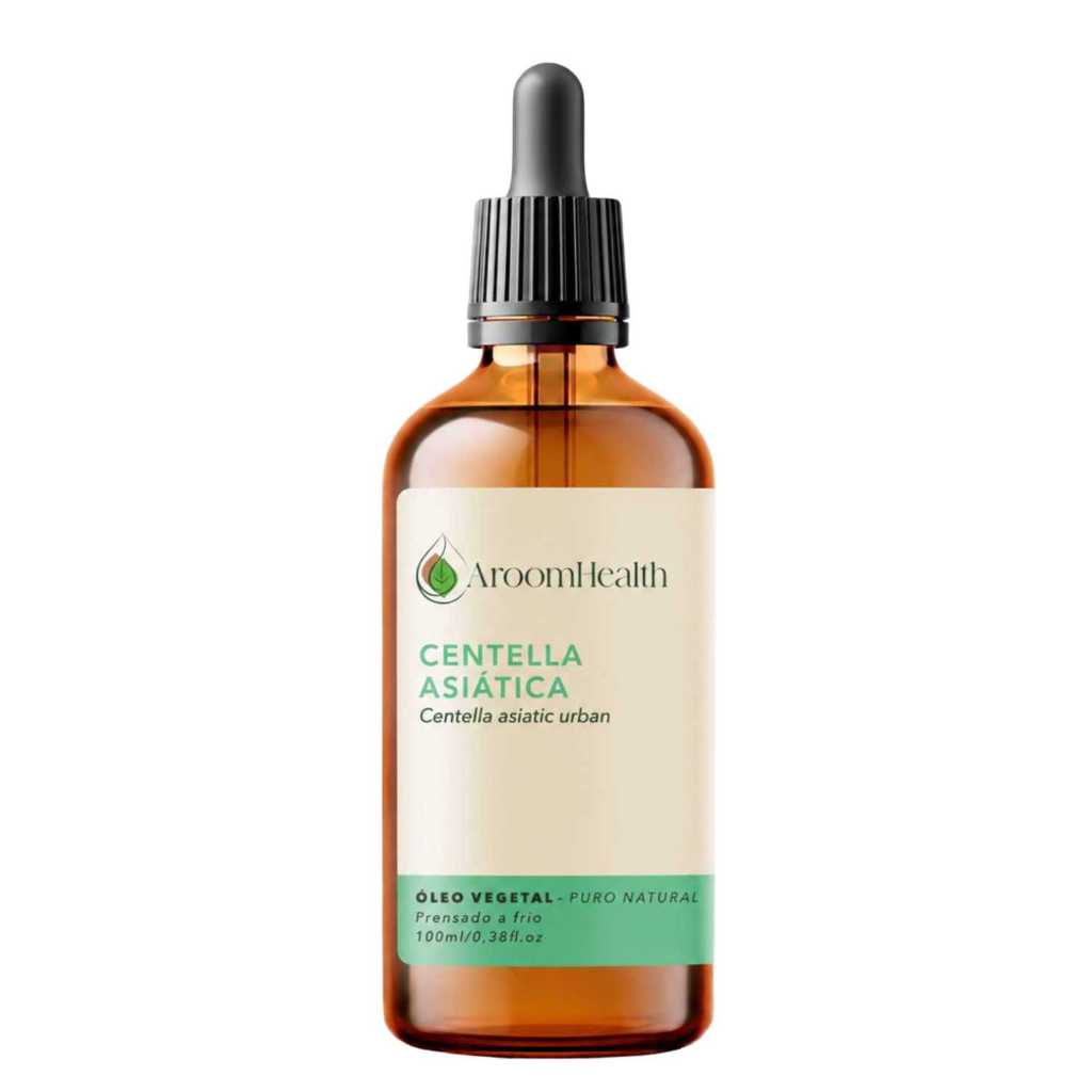 Óleo Vegetal Puro Natural Prensado a Frio de Centella Asiática 100 ml