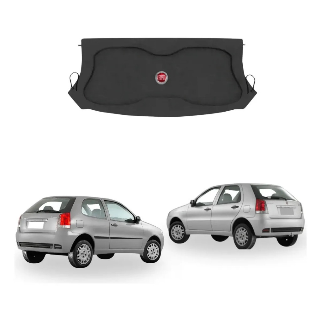 Tampão Porta Malas Fiat Palio 2004 a 2016 R-Acoustic Bagagito Carpete Grafite