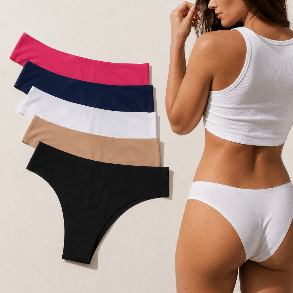 Kit 3,5 ou10 Calcinhas Corte A laser Promoção CONFORTO Não Marca Roupa Academia Delicada