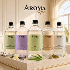 Refil Difusor de Varetas 1L AromaMax Alta Fixação Aromatizador Perfume para Ambiente