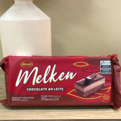 Chocolate em Barra Ao Leite Melken - 1,01kg - 01 unidade - Harald