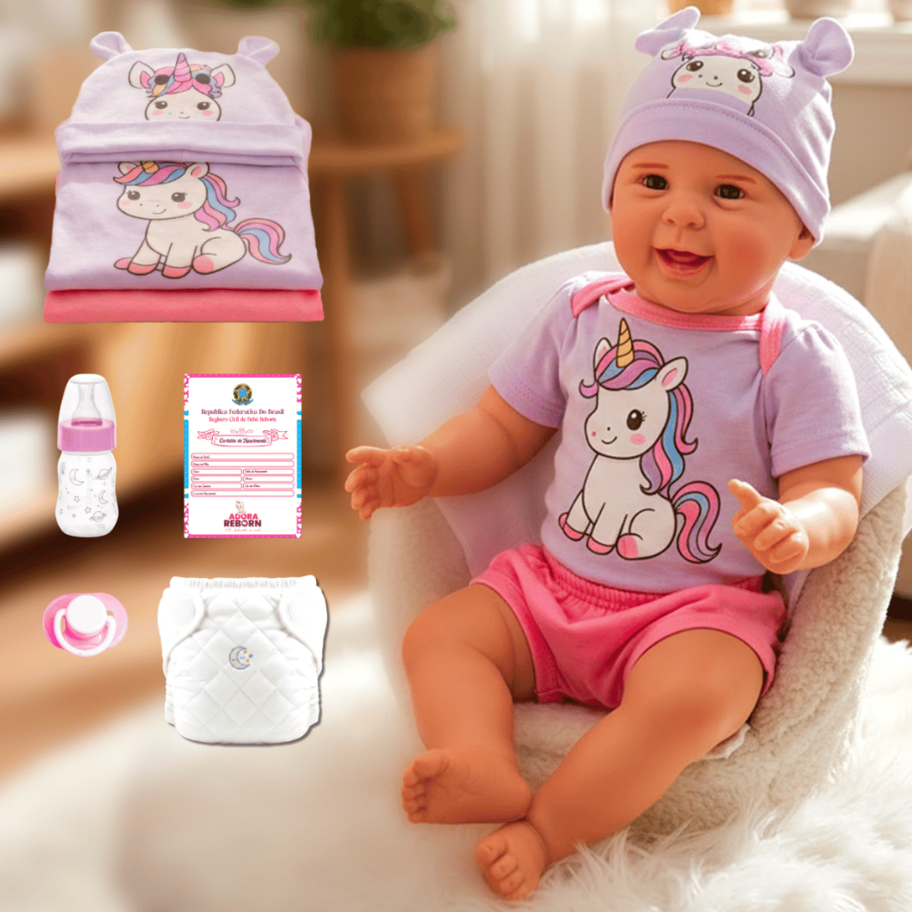 Boneca Bebê Reborn Realista Menina Mayze Minnie 100% Silicone Pode Dar Banho Original Envio Imediato