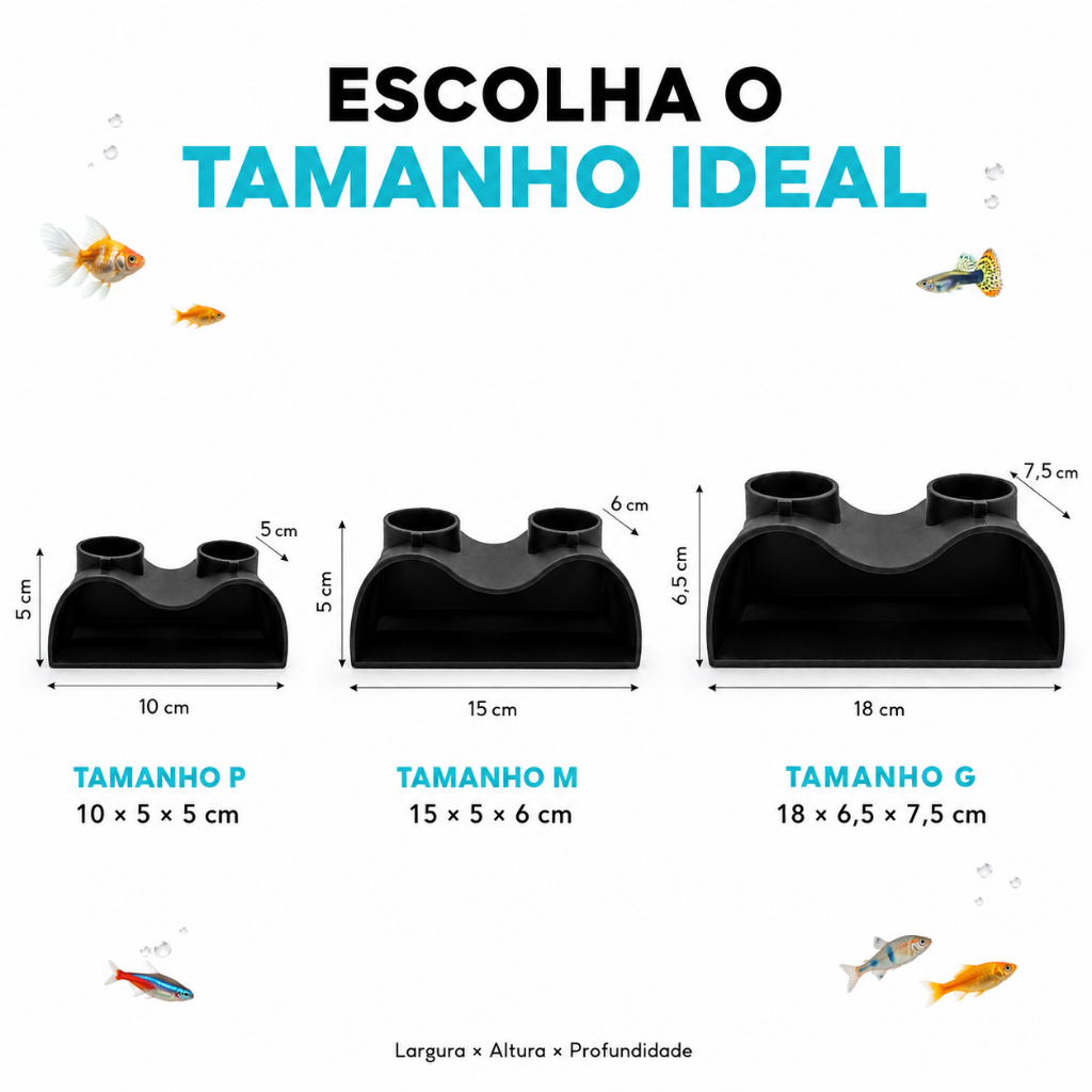Túnel Caverna para Aquário Toca para Peixes e Camarões - Resistente Premium — imagem 2 de 2