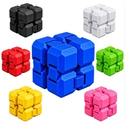 Cubo Infinito 3D articulado Sensorial Antiestresse que Relaxa adulto e Crianças