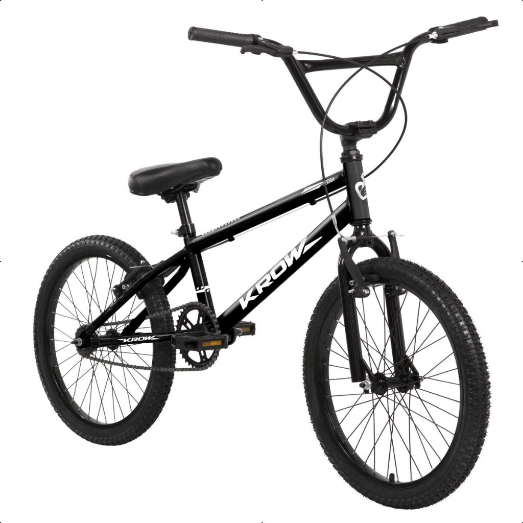 Bicicleta Aro 20 Cross Bmx FreeStyle Infantil Juvenil V-Brake Krow Bikes · foto 2