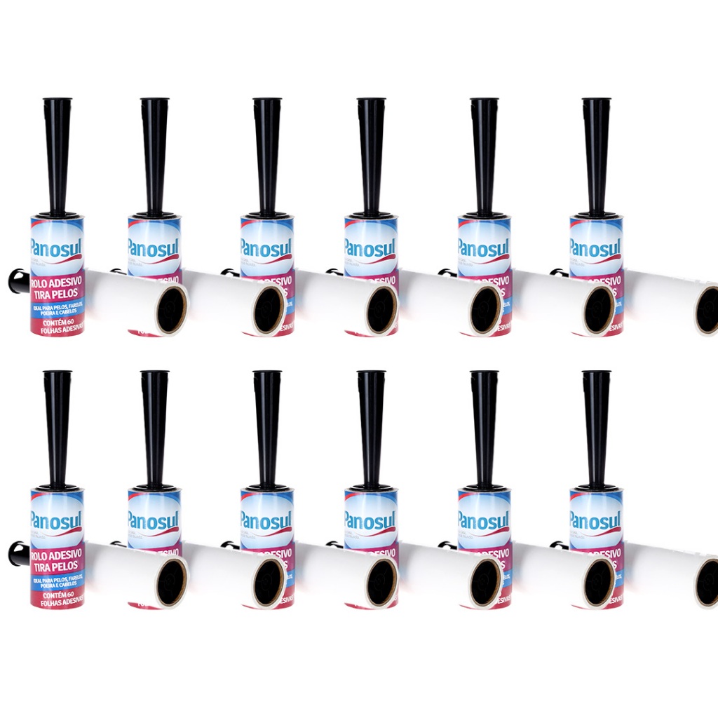 Kit com 12 Rolos Tira Pelo 60 Folhas - Panosul
