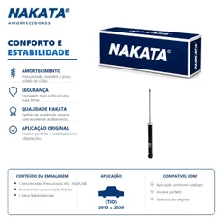 Amortecedor Traseiro Etios 2012 a 2020 Nakata HG41268