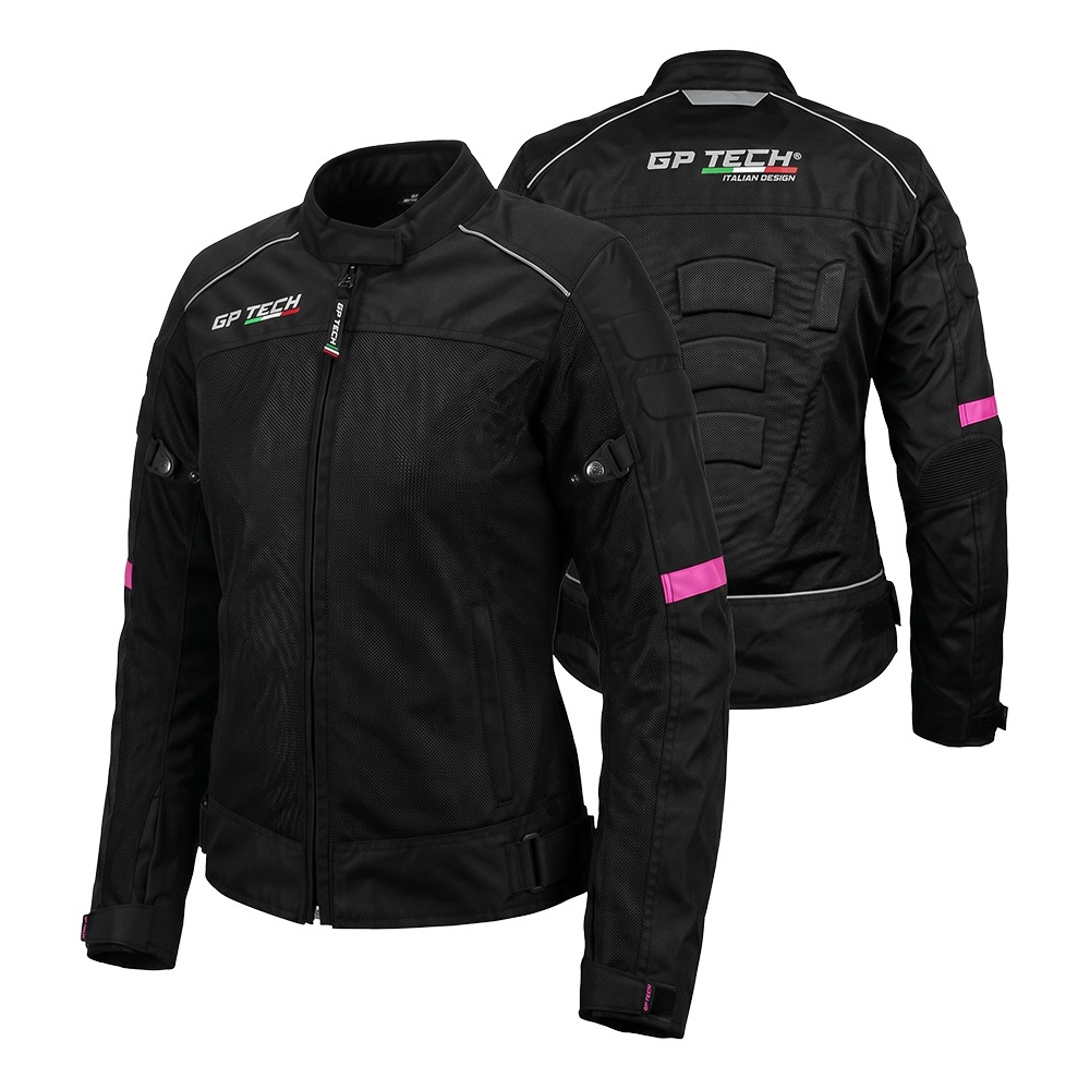 Jaqueta Motociclista Feminina Gp tech Ventilada Com Proteções