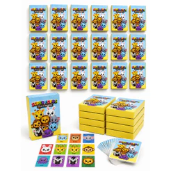 Kit 50 Jogo de Cartas Da Memoria Super Fofos Infantil Kit Festa Lembrancinha Aniversario Prenda Quermesse