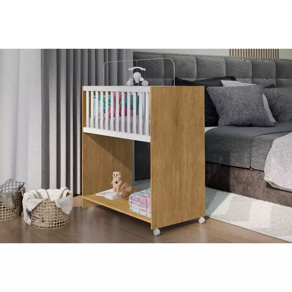 Mini Berço Pratico Para Crianças Com Colchão Incluso