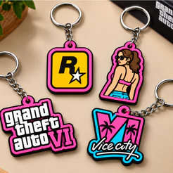 Chaveiros Temáticos – Estilo Gamer