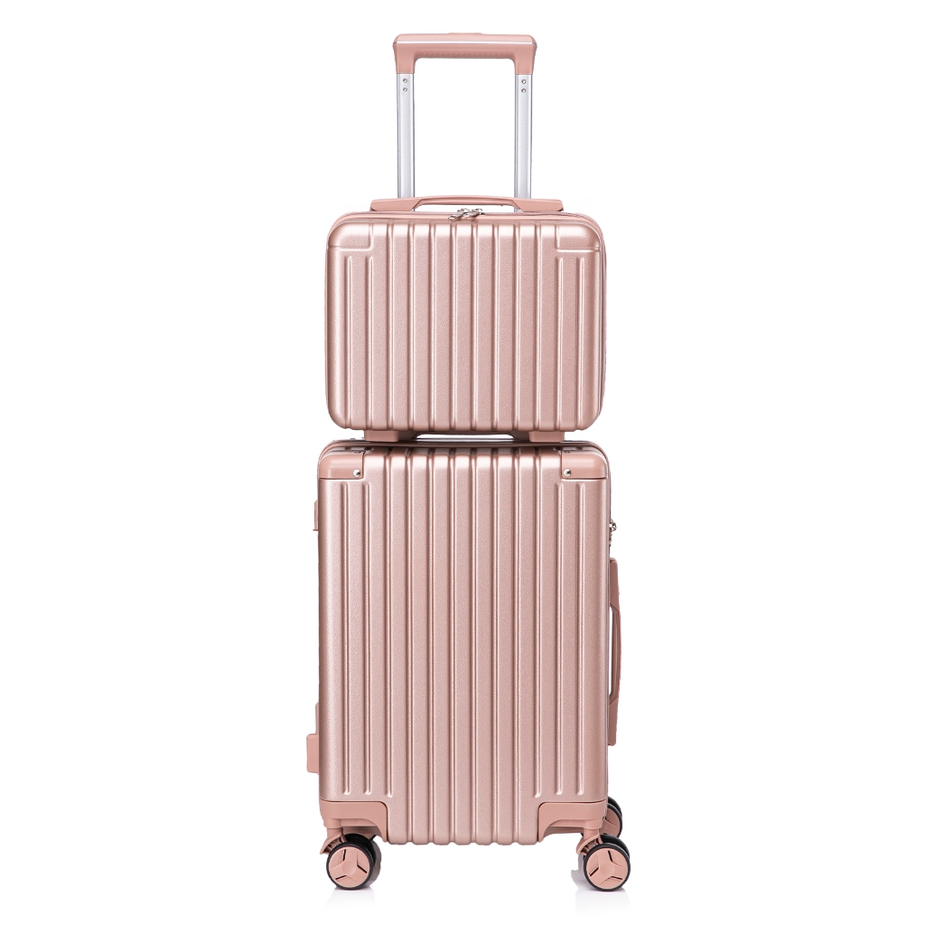 Promoção Conjunto Mala De Viagem 8KG E Frasqueira Cadeado TSA Roda Dupla 360° ATP93-2