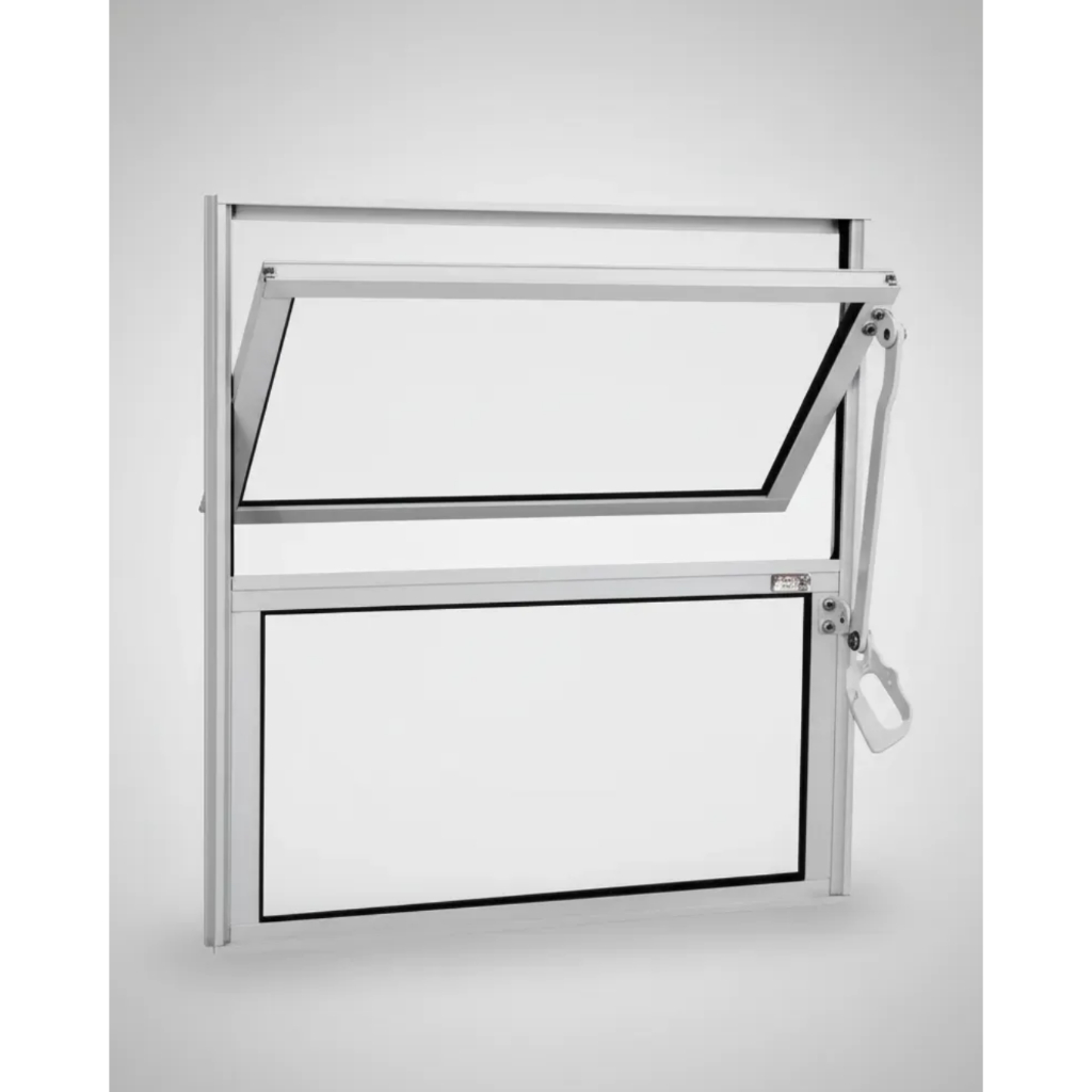 Vitro Basculante janela 50x50 Banheiro Aluminio