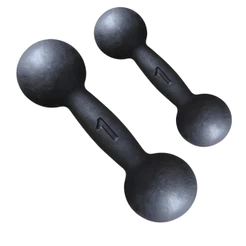 Halter 1kg a 5kg bola e sextavado Pintado Peso de Academia fitness Treino Kit 2 Unidades