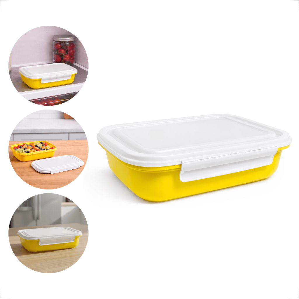 Potes 500ml Marmita Plástica Hermética Para Micro-ondas Freezer Marmitas e Refeições