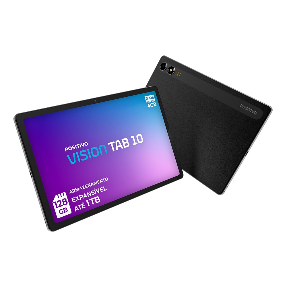 Tablet Positivo Vision Tab 10 T3010 4GB RAM 128GB Tela 10.1” — oferta na Shopee