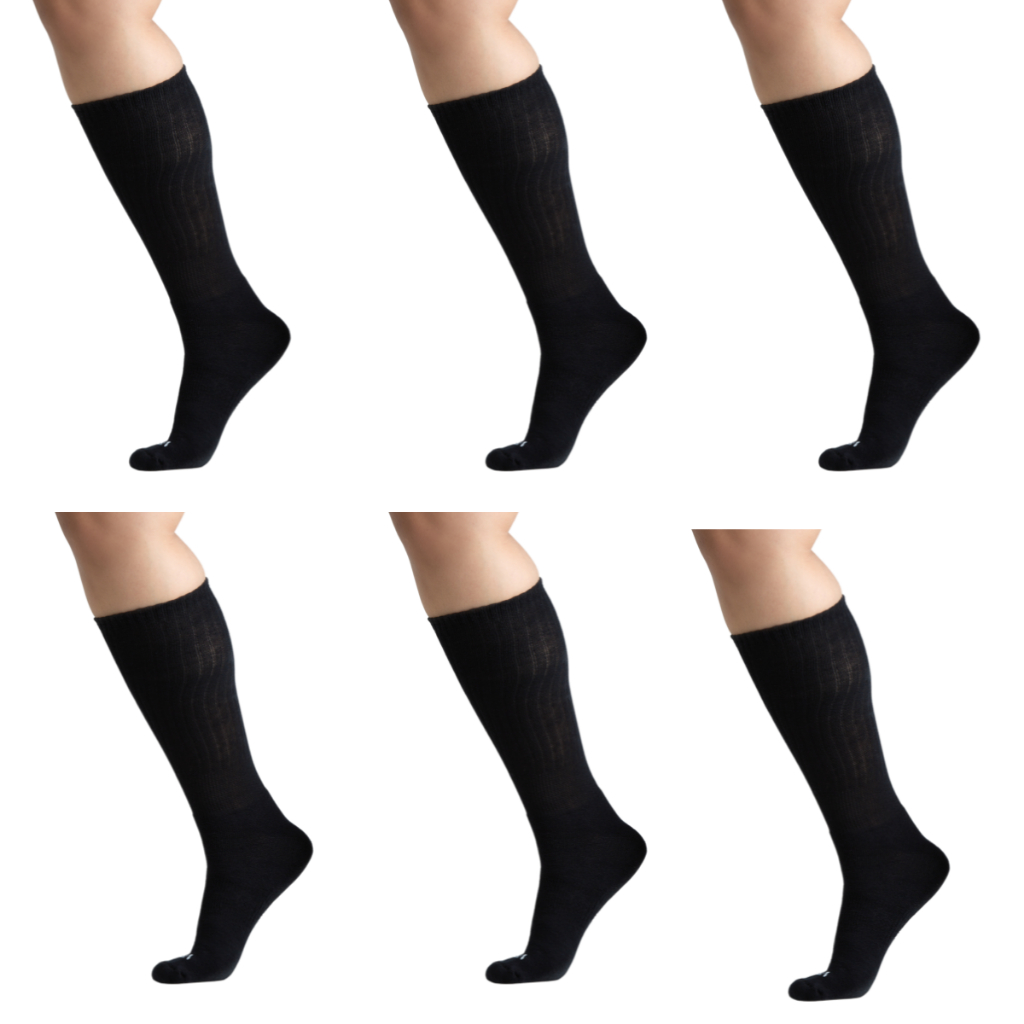 KIT 6 PARES DE MEIA DE VOLEI CANO LONGO VISTHO