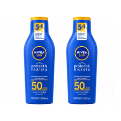 Kit 02un Nivea Sun Protect & Hidrata Fps 50 - Protetor Solar 200ml