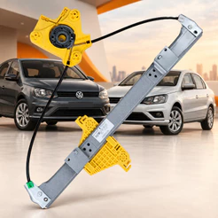 Maquina de Vidro Elétrica Dianteira Direita Original VW Gol e Voyage G5 G6 G7 G8 Para Motor Bosch