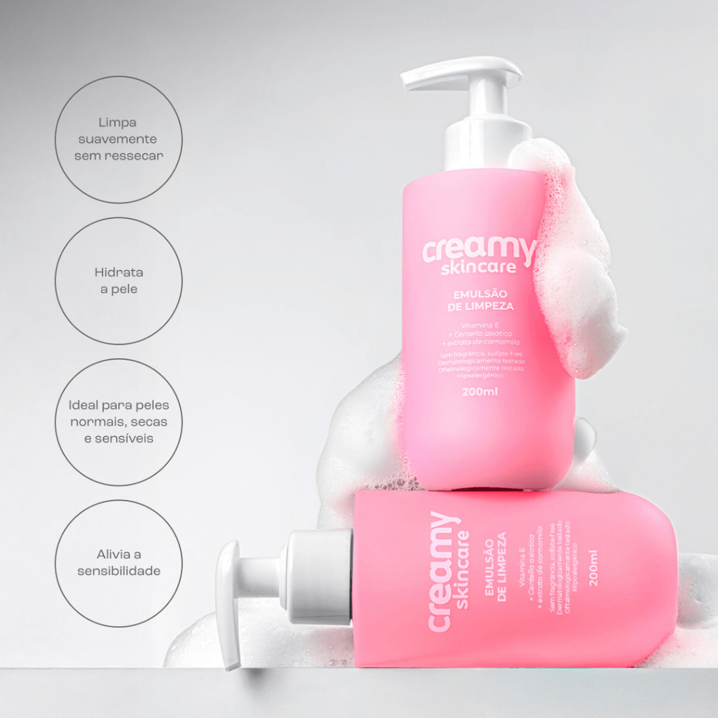 Emulsão De Limpeza Creamy 200ml — imagem 2 de 2