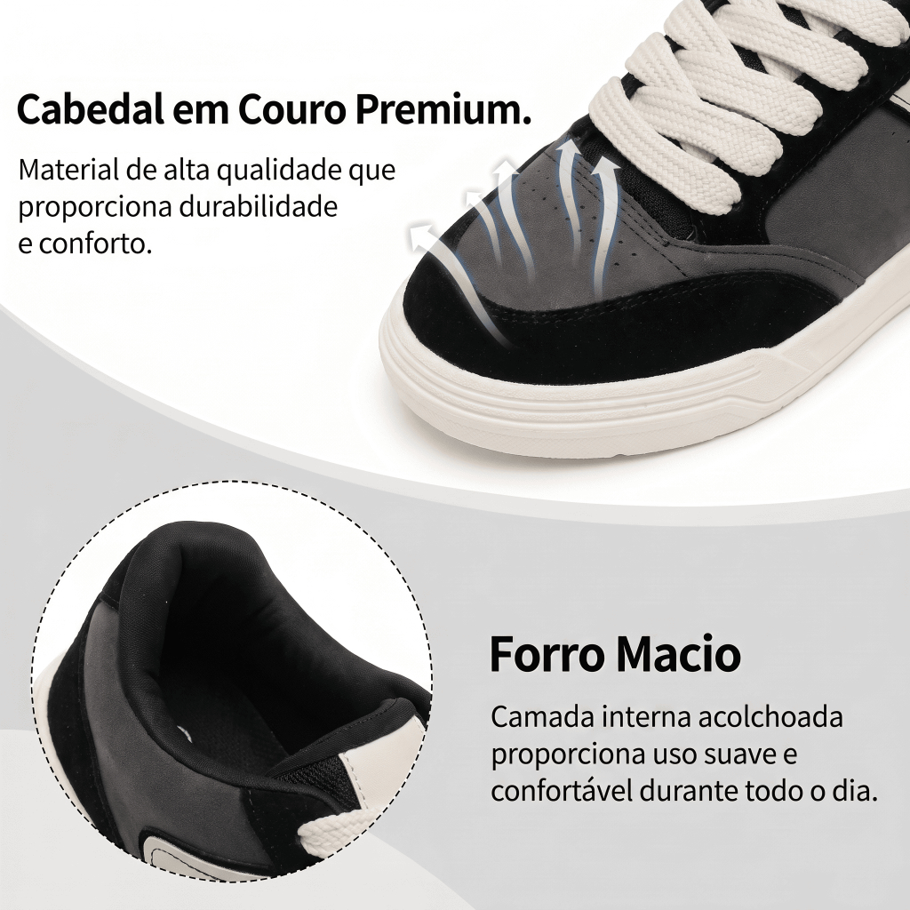 Tênis Feminino Casual Fashion Confortável Moderno para Looks do Dia a Dia e Passeio — imagem 2 de 2
