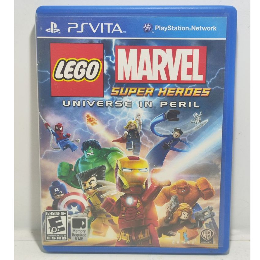 jogo ps vita lego marvel super Heroes psvita