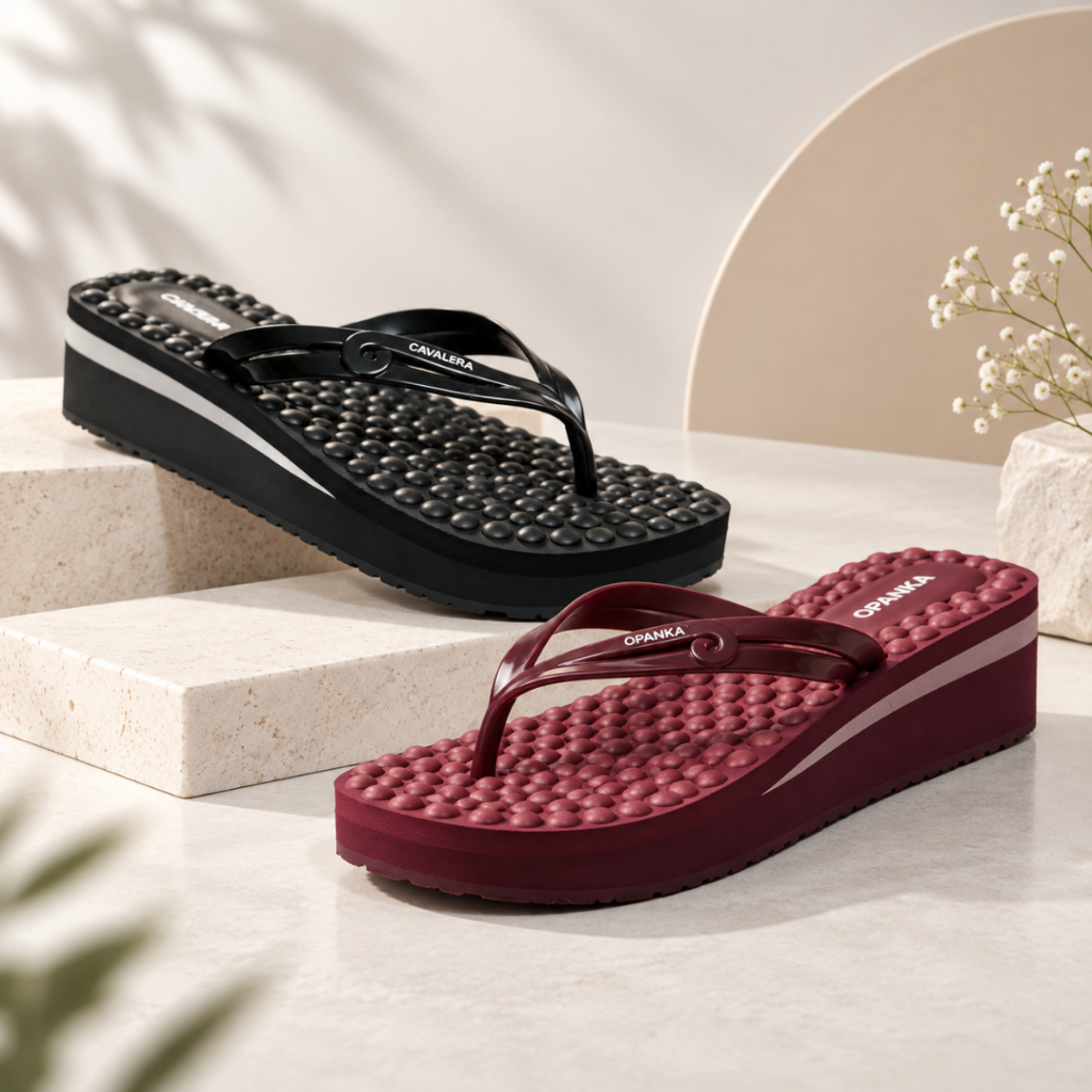 Chinelo Feminina Opanka Ortopetico Massageador terapêutico Confortável Elegante Casual Moderno Leve Versátil Estiloso