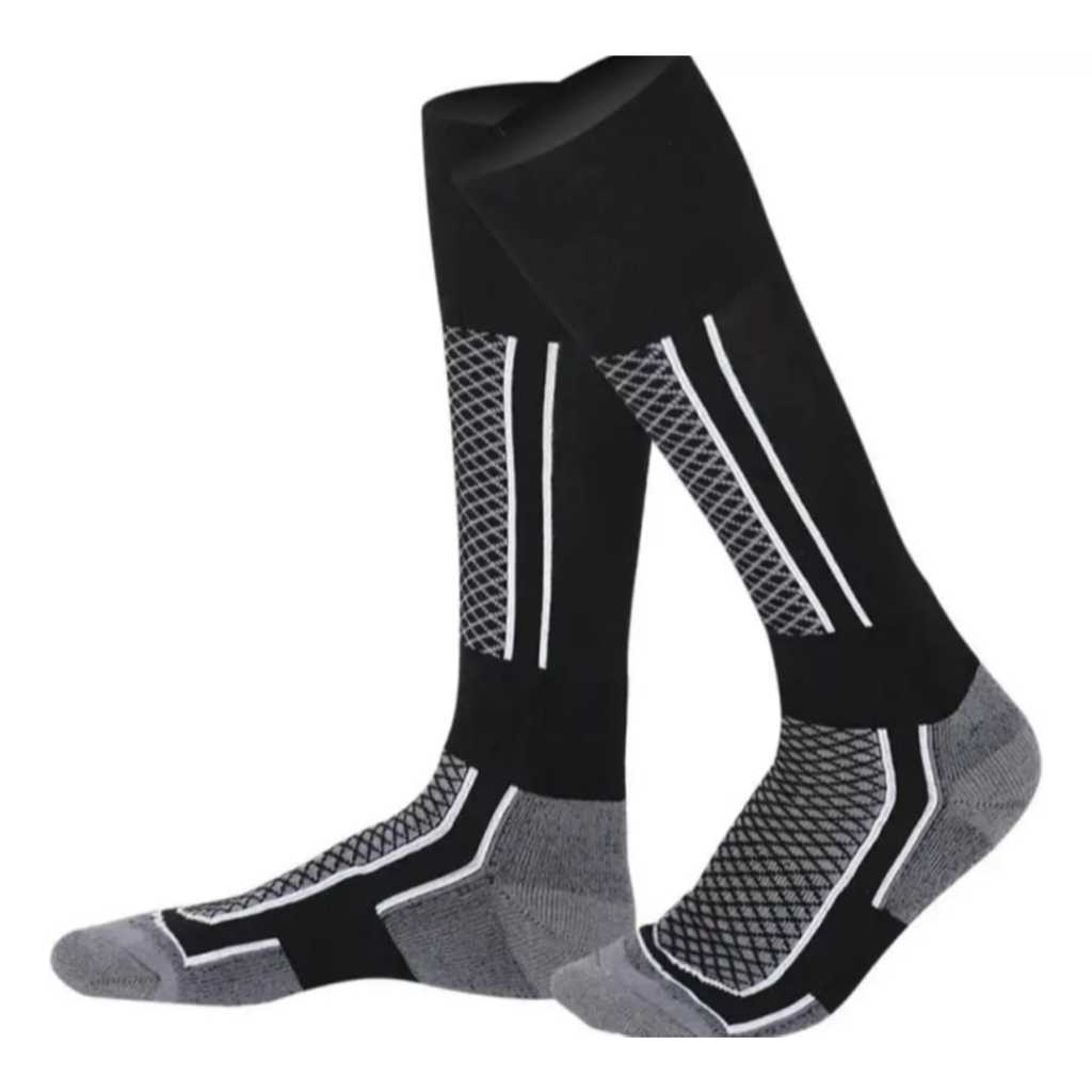 Meia térmica grossa de Lã  N 36 a 45 neve meias snowboard esqui long win SKI masculina feminina