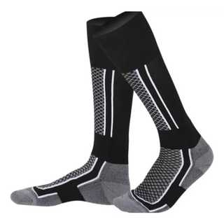 Meia térmica grossa de Lã  N 36 a 45 neve meias snowboard esqui long win SKI masculina feminina