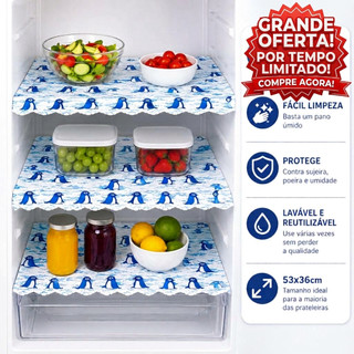 Toalha De Geladeira 3 Peças Limpeza Plástico ENVIO IMEDIATO