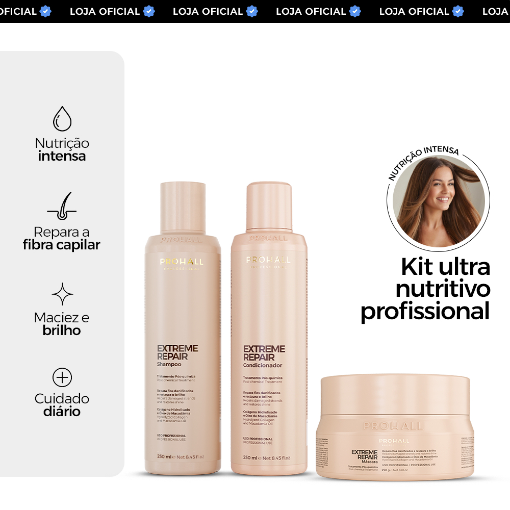 Tratamento Nutritivo: Reparação Absoluta de Fios Opacos Home Care | Extreme Repair