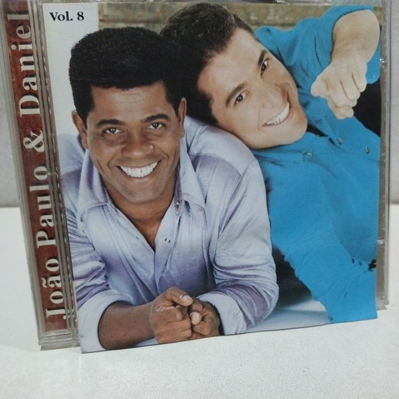 CD JOÃO PAULO & DANIEL -VOLUME 08 EDIÇÃO LUXO C/ENCARTE COMPLETO