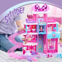 Playset Hotel Pet da Minnie Mouse com 5 Bonecos - Disney Jr.